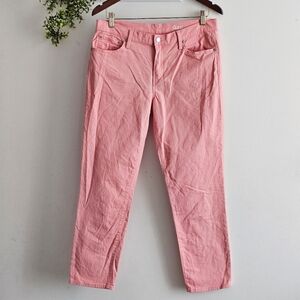 Gap 1969 Pink Skinny Jeans Size 29 Regular Coral Stretch Denim Mid Rise